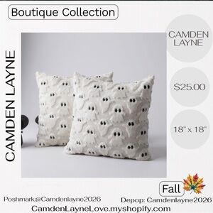 Camden Layne Spooky Ghost Pillow Covers